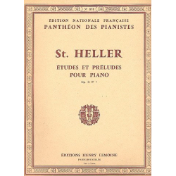 Etudes et préludes op.16 vol.1 : pour piano - Stephen Heller