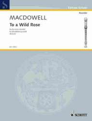 To a wild Rose : für 5 Blockflöten - Edward Alexander MacDowell