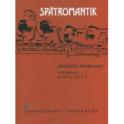 4 Miniaturen op.55 Nr.2, 4, 5 und 8 : - Joachim Andersen
