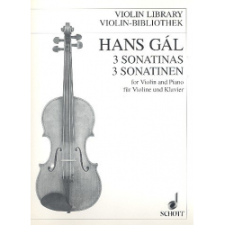 3 Sonatinen op.71 : für Violine - Hans Gal