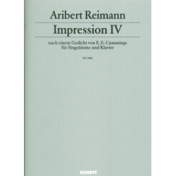 Impression IV : - Aribert Reimann