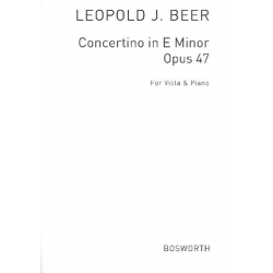 Concertino e minor op.47 : - Leopold Joseph Beer