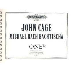 ONE 13 : für Violoncello mit Rundbogen - John Cage