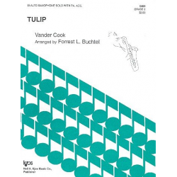 Tulip for alto saxophone and piano -Hale Ascher VanderCook / Arr.Forrest L. Buchtel