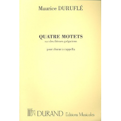 4 Motets : - Maurice Duruflé
