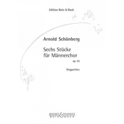 6 Stücke op.35 : - Arnold Schönberg