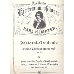 Hodie Christus natus est op.25 : für - Karl Kempter