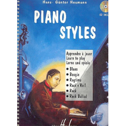 Piano Styles (+CD) : Lerne und -Hans-Günter Heumann