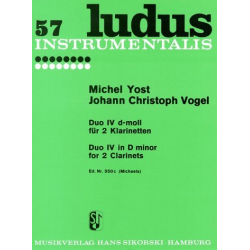 Duo d-Moll Nr.4 : für 2 Klarinetten - Michael Yost