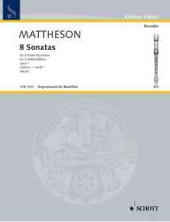 8 Sonaten op.1 Band 1 : - Johann Mattheson