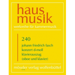 Konzert d-Moll für Oboe und - Johann Friedrich Fasch