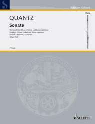 Sonate h-Moll : für Flöte und Bc -Johann Joachim Quantz