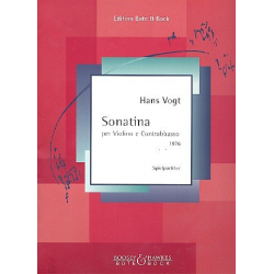 Sonatina für Violine und Kontrabass -Hans Vogt