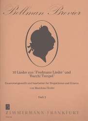 10 Lieder aus Fredmans Lieder : - Carl Michael Bellman / Arr. Matthias Henke