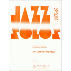 Jazz Solos For Tenor Sax, Volume 2 - Lennie Niehaus