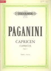 Capricen op.1 : für Violine solo - Niccolo Paganini