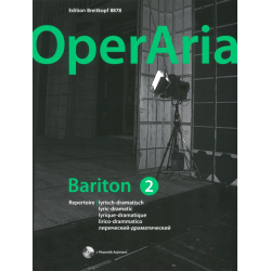 OperAria Bariton Band 2 - Repertoire lyrisch-dramatisch (+ mp3-CD +pdf) : -Peter Anton (Hrsg.) Ling