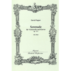 Serenade op.75,1 : für Violoncello - David Popper