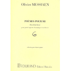 Poèmes pour mi vol.2 pour grand - Olivier Messiaen