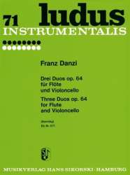 3 Duos op.64 : für Flöte und - Franz Danzi