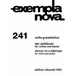 Der Seiltänzer : für Violine - Sofia Gubaidulina