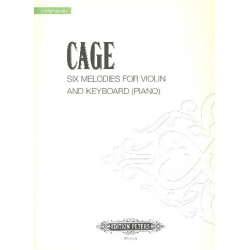 6 Melodies : for violin - John Cage