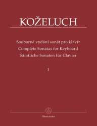 Sämtliche Sonaten Band 1 (Nr.1-12) : - Leopold Anton Kozeluch