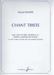 Chant triste : pour violon (flûte/clarinette/ - David Walter