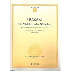 Ein Mädchen oder Weibchen : für Bariton - Wolfgang Amadeus Mozart / Arr. Lothar Lechner