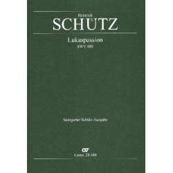 Lukaspassion SWV480 : für - Heinrich Schütz