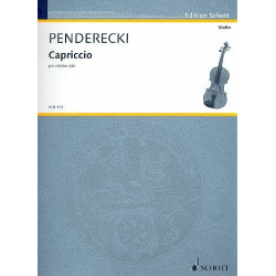 Capriccio : für Violine -Krzysztof Penderecki