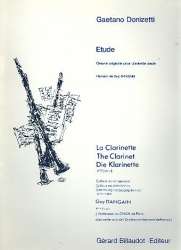 Etude : pour clarinette seule - Gaetano Donizetti