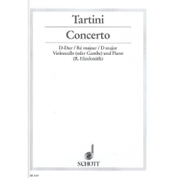 Konzert D-Dur für Violoncello und Kammerorchester : - Giuseppe Tartini