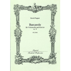 Barcarole op.38 : für - David Popper