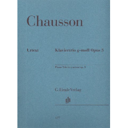 Trio g-Moll op.3 : - Ernest Chausson