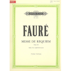 Requiem op.48 : für Soli, gem Chor - Gabriel Fauré