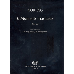 6 Moments musicaux op.44 für - György Kurtag
