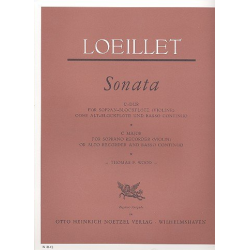 Sonate C-Dur : für - Jean Baptiste (John of London) Loeillet
