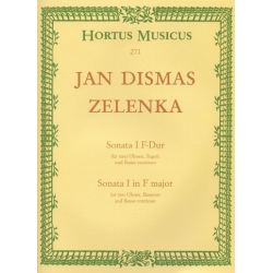 Sonate F-Dur Nr.1 : für 2 Oboen, -Jan Dismas Zelenka