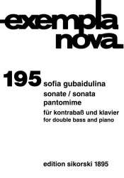 Sonate pantomime : für Kontrabaß - Sofia Gubaidulina