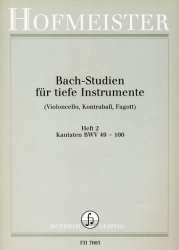 Bach-Studien für tiefe Instrumente Band 2 : - Johann Sebastian Bach