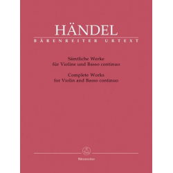 Sämtliche Werke für Violine - Georg Friedrich Händel (George Frederic Handel)
