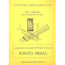 Sonata prima : pour trompette et - Giovanni Bonaventura Viviani