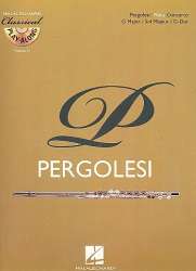 Konzert G-Dur für Flöte und Orchester (+CD) : - Giovanni Battista Pergolesi