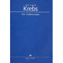 4 Sonaten für Violine und Cembalo - Johann Ludwig Krebs