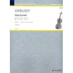 Nocturne für Violine und Orchester : -Claude Achille Debussy / Arr.Robert Orledge