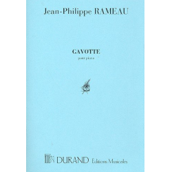 Gavotte variee : pour piano - Jean-Philippe Rameau