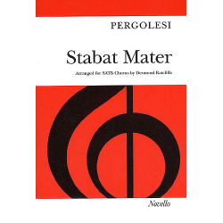 Stabat Mater : for Soli (SA), Mixed Chorus, - Giovanni Battista Pergolesi