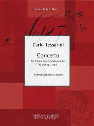 Concerto G-Dur op.1,3 für Violine und Streichorchester - Carlo Tessarini