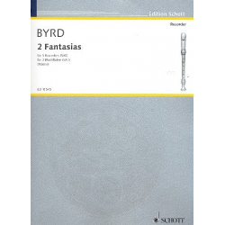 2 Fantasias : for 3 recorders - William Byrd